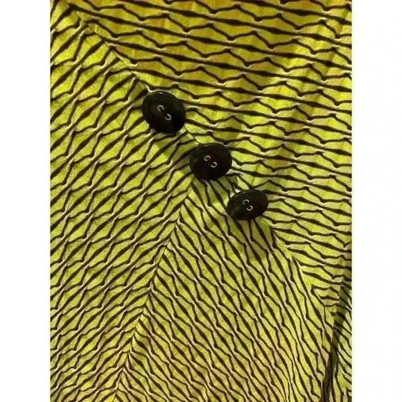 Ali Miles Artsy Geometric Boho Asymmetrical Hem Textured Cowl Tunic1 - Picture 3 of 7